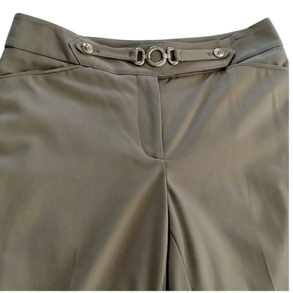 White House Black Market Tan Modern Boot Cut Dress Pant Trouser Womens Size 4R - Picture 2 of 7